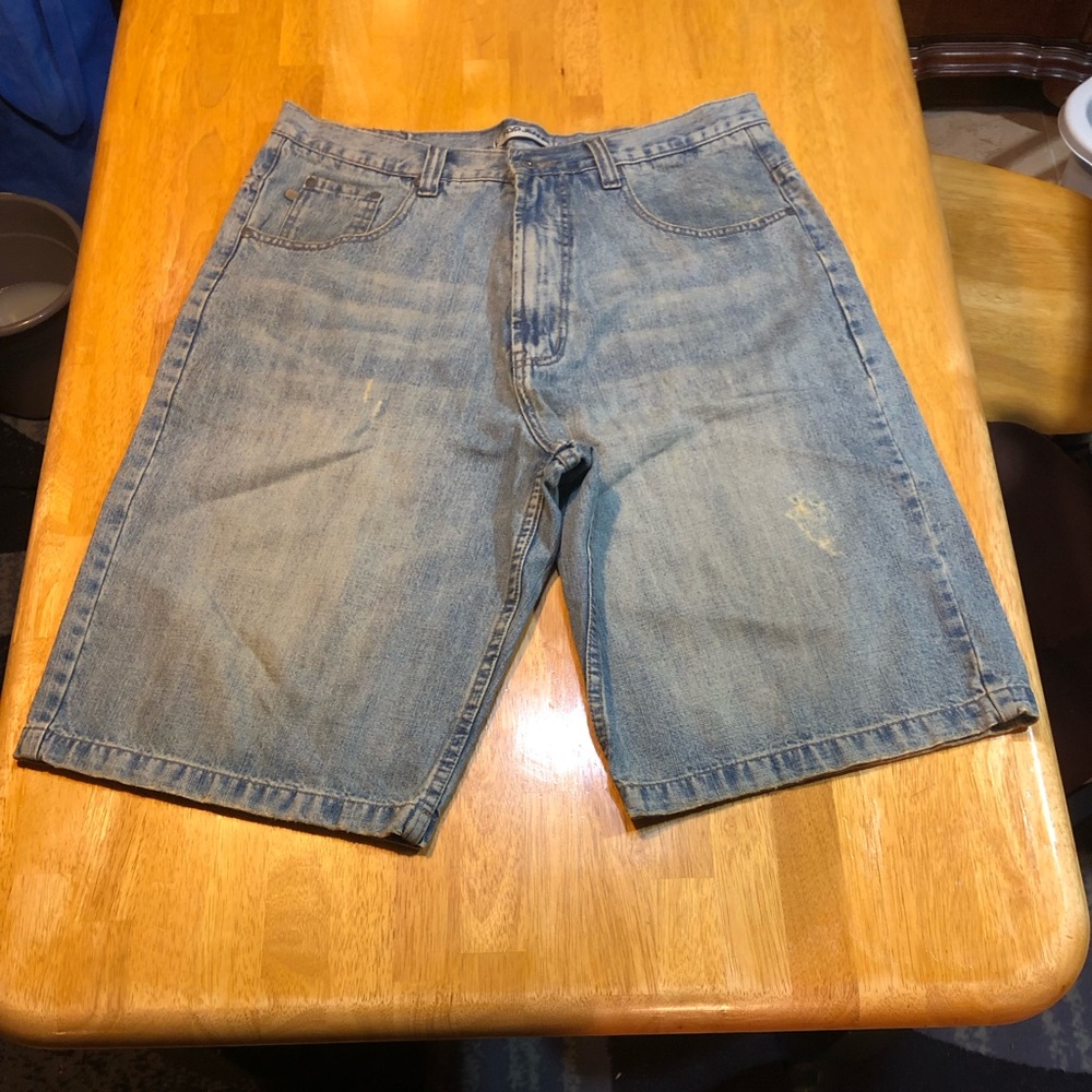 Denim old school shorts. Loose fit, comfortable.